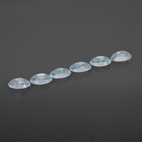 ct natürliche blauer Aquamarin-Edelsteine, Oval Schliff, VVS