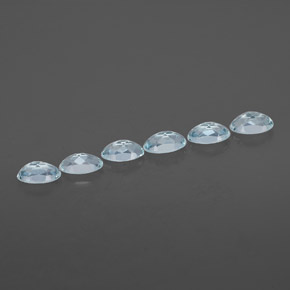  ct natürliche blauer Aquamarin-Edelsteine, Oval Schliff, VVS