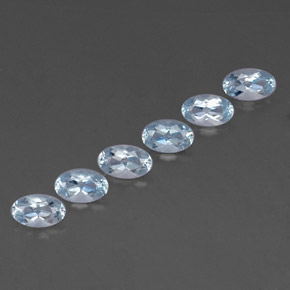  ct natürliche blauer Aquamarin-Edelsteine, Oval Schliff, VVS