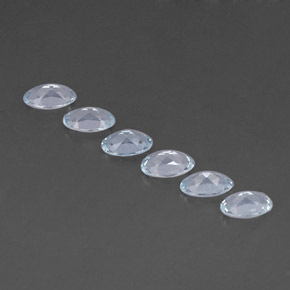  ct natürliche blauer Aquamarin-Edelsteine, Oval Schliff, VVS