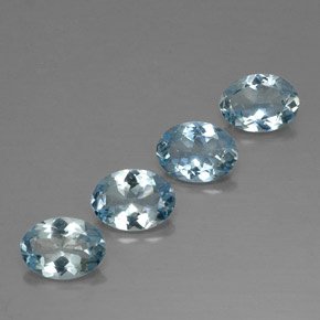  ct natürliche blauer Aquamarin-Edelsteine, Oval Schliff, VVS