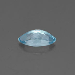 0,62 ctw natürlicher blauer Aquamarin, Marquise, VVS