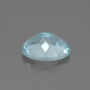 1,68 ctw natürlicher blauer Aquamarin, Oval Schliff, VVS