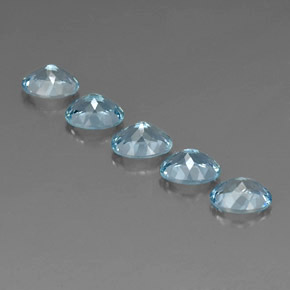 ct natürliche blauer Aquamarin-Edelsteine, Oval Schliff, VVS