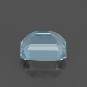 1,64 ctw natürlicher blauer Aquamarin, Smaragdschliff, VVS