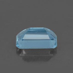 1,17 ctw natürlicher blauer Aquamarin, Smaragdschliff, VVS