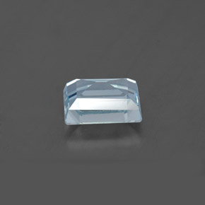 0,76 ctw natürlicher blauer Aquamarin, Baguette, SI