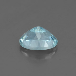1,25 ctw natürlicher blauer Aquamarin, Oval Schliff, VS-SI