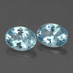  ct natürliche blauer Aquamarin-Edelsteine, Oval Schliff, VVS-VS