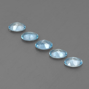  ct natürliche blauer Aquamarin-Edelsteine, Oval Schliff, VVS-VS