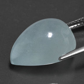 11,50 ctw natürlicher blauer Aquamarin, Transparent, Transparent / Lichtdurchlässig