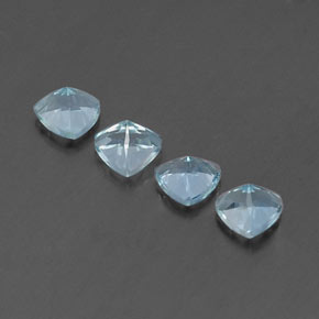  ct natürliche blauer Aquamarin-Edelsteine, Trillion, VVS