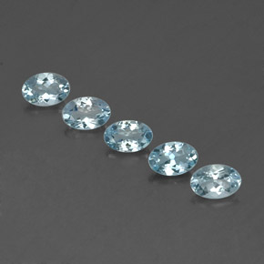  ct natürliche blauer Aquamarin-Edelsteine, Oval Schliff, VVS