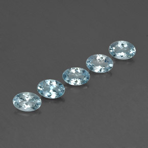  ct natürliche blauer Aquamarin-Edelsteine, Oval Schliff, VVS