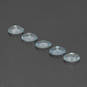  ct natürliche blauer Aquamarin-Edelsteine, Oval Schliff, VVS