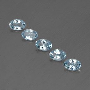  ct natürliche blauer Aquamarin-Edelsteine, Oval Schliff, VVS