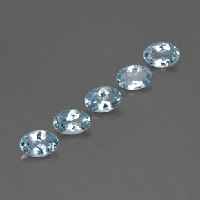  ct natürliche blauer Aquamarin-Edelsteine, Oval Schliff, VVS
