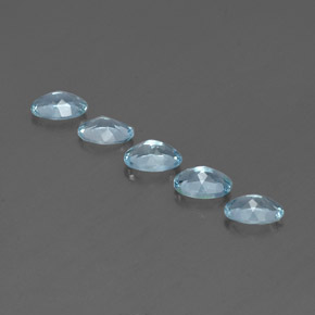  ct natürliche blauer Aquamarin-Edelsteine, Oval Schliff, VVS