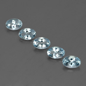  ct natürliche blauer Aquamarin-Edelsteine, Oval Schliff, VVS