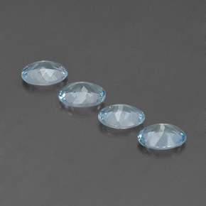  ct natürliche blauer Aquamarin-Edelsteine, Oval Schliff, VVS