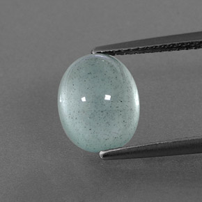 3,39 ctw natürlicher grüner Aquamarin, Transparent, Transparent / Lichtdurchlässig