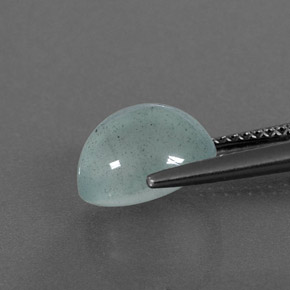 3,39 ctw natürlicher grüner Aquamarin, Transparent, Transparent / Lichtdurchlässig