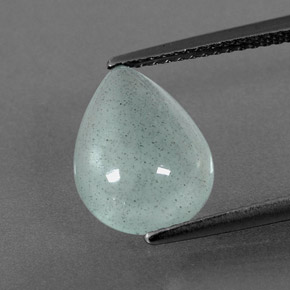 3,38 ctw natürlicher grüner Aquamarin, Transparent, Transparent / Lichtdurchlässig