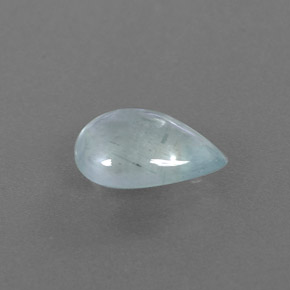 2,29 ctw natürlicher grüner Aquamarin, Transparent, Transparent / Lichtdurchlässig