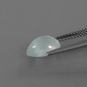 2,03 ctw natürlicher grüner Aquamarin, Transparent, Transparent / Lichtdurchlässig