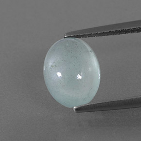 2,57 ctw natürlicher grüner Aquamarin, Transparent, Transparent / Lichtdurchlässig