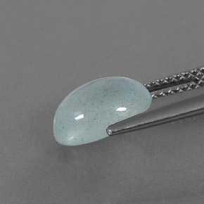 2,57 ctw natürlicher grüner Aquamarin, Transparent, Transparent / Lichtdurchlässig