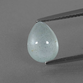 2,25 ctw natürlicher blauer Aquamarin, Transparent, Transparent / Lichtdurchlässig