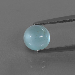 1,64 ctw natürlicher blauer Aquamarin, Transparent, Transparent / Lichtdurchlässig