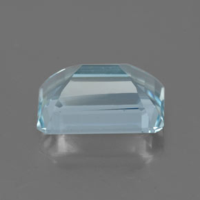 2,13 ctw natürlicher blauer Aquamarin, Smaragdschliff, VVS