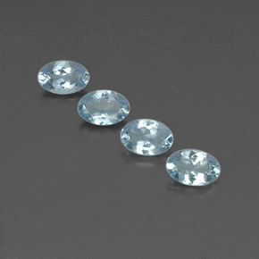  ct natürliche blauer Aquamarin-Edelsteine, Oval Schliff, VVS-VS