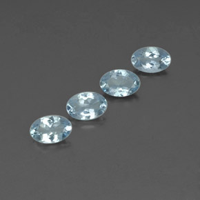  ct natürliche blauer Aquamarin-Edelsteine, Oval Schliff, VVS-VS