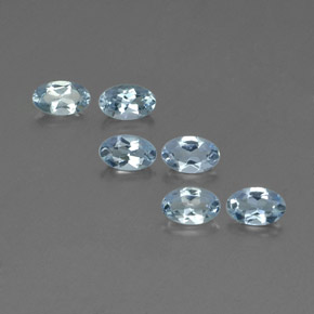  ct natürliche blauer Aquamarin-Edelsteine, Oval Schliff, VS