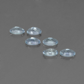  ct natürliche blauer Aquamarin-Edelsteine, Oval Schliff, VS