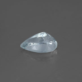 1,29 ctw natürlicher blauer Aquamarin, Birnenform, VVS