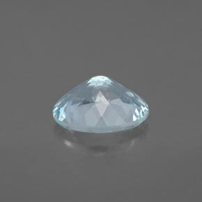 1,66 ctw natürlicher blauer Aquamarin, Oval Schliff, VS