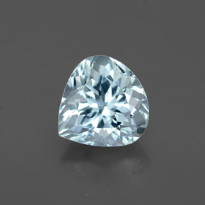 1,25 ctw natürlicher blauer Aquamarin, Birnenform, VS