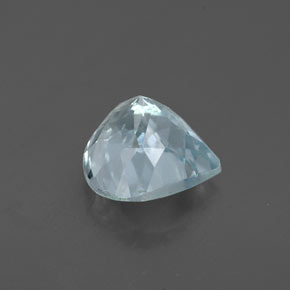 1,25 ctw natürlicher blauer Aquamarin, Birnenform, VS