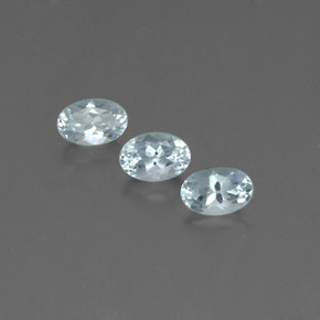  ct natürliche blauer Aquamarin-Edelsteine, Oval Schliff, VS
