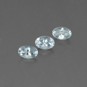  ct natürliche blauer Aquamarin-Edelsteine, Oval Schliff, VS