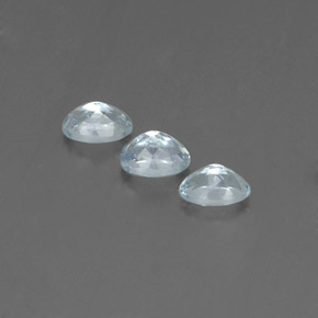  ct natürliche blauer Aquamarin-Edelsteine, Oval Schliff, VS