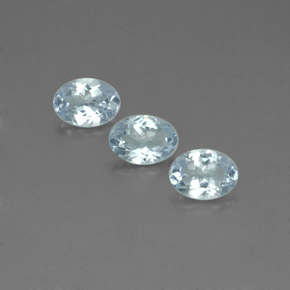  ct natürliche blauer Aquamarin-Edelsteine, Oval Schliff, VS-SI