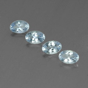  ct natürliche blauer Aquamarin-Edelsteine, Oval Schliff, VS