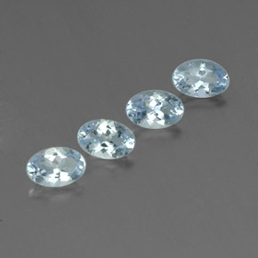  ct natürliche blauer Aquamarin-Edelsteine, Oval Schliff, VS