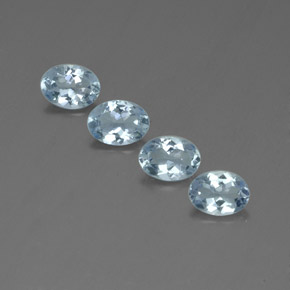  ct natürliche blauer Aquamarin-Edelsteine, Oval Schliff, VS-SI