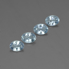  ct natürliche blauer Aquamarin-Edelsteine, Oval Schliff, VS-SI